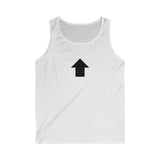 "Challenge Me"  Men's Soft Style Cotten Tanktop (Black )