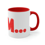 "I AM..." Red Accent Coffee Mug, 11oz