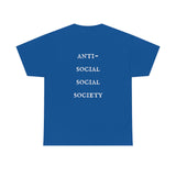 "Look Right" Anti-Social Social Society (Original White Text) (Unisex)