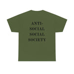 "Look Right" Anti-Social Social Society (Original Black Text) (Unisex)