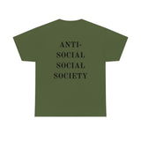 "Look Right" Anti-Social Social Society (Original Black Text) (Unisex)