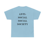 "Look Right" Anti-Social Social Society (Original Black Text) (Unisex)