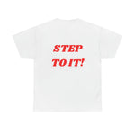 "Action..." Unisex Heavy Cotton Tee (Red)
