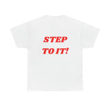 "Action..." Unisex Heavy Cotton Tee (Red)