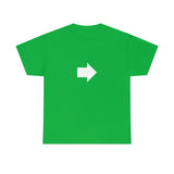 "Look Right" Anti-Social Social Society (X Style White Text) (Unisex)