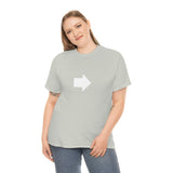 "Look Right" Anti-Social Social Society (X Style White Text) (Unisex)