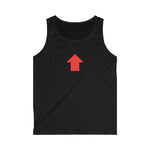 "Challenge Me" Men's Soft style Tank Top (Red)