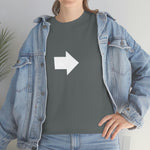 "Look Right" Anti-Social Social Society (X Style White Text) (Unisex)