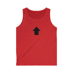 "Challenge Me"  Men's Soft Style Cotten Tanktop (Black )