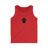"Challenge Me"  Men's Soft Style Cotten Tanktop (Black )