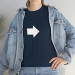"Look Right" Anti-Social Social Society (X Style White Text) (Unisex)