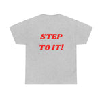 "Action..." Unisex Heavy Cotton Tee (Red)
