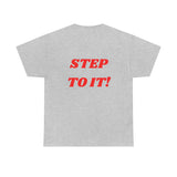"Action..." Unisex Heavy Cotton Tee (Red)
