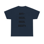 "Look Right" Anti-Social Social Society (Original Black Text) (Unisex)