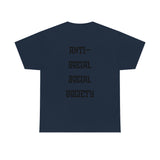 "Look Right" Anti-Social Social Society (Original Black Text) (Unisex)