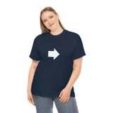 "Look Right" Anti-Social Social Society (X Style White Text) (Unisex)