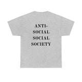 "Look Right" Anti-Social Social Society (Original Black Text) (Unisex)