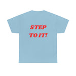 "Action..." Unisex Heavy Cotton Tee (Red)
