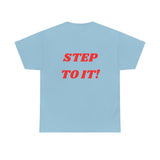 "Action..." Unisex Heavy Cotton Tee (Red)