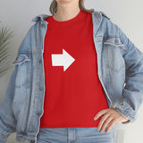 "Look Right" Anti-Social Social Society (X Style White Text) (Unisex)