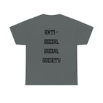 "Look Right" Anti-Social Social Society (Original Black Text) (Unisex)