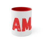 "I AM..." Red Accent Coffee Mug, 11oz