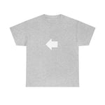 "Look Left" Anti-Social Social Society (X Style White Text) (Unisex)