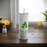 "Live Free" Natural Phoenix Support Logo Steel Tumbler 20oz