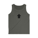 "Challenge Me"  Men's Soft Style Cotten Tanktop (Black )
