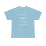 "Look Right" Anti-Social Social Society (Original White Text) (Unisex)