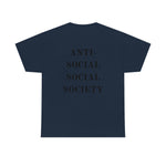 "Look Right" Anti-Social Social Society (Original Black Text) (Unisex)