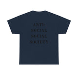 "Look Right" Anti-Social Social Society (Original Black Text) (Unisex)
