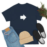 "Look Right" Anti-Social Social Society (X Style White Text) (Unisex)