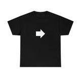 "Look Right" Anti-Social Social Society (X Style White Text) (Unisex)