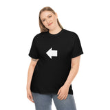 "Look Left" Anti-Social Social Society (X Style White Text) (Unisex)