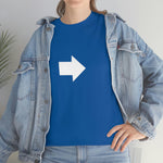 "Look Right" Anti-Social Social Society (X Style White Text) (Unisex)