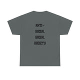 "Look Left" Anti-Social Social Society (Original Black Text) (Unisex)