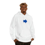 "Look Right" Anti-Social Social Society (X Style Blue Text) (Unisex)