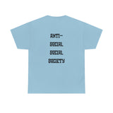 "Look Left" Anti-Social Social Society (Original Black Text) (Unisex)