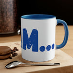 "I AM..." Blue Accent Coffee Mug, 11oz