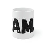 "I AM..." Ceramic Mug 11oz or 15oz (Black)