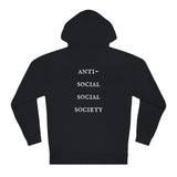 "Look Right" Anti-Social Social Society (Original White Text) (Unisex)