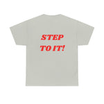 "Action..." Unisex Heavy Cotton Tee (Red)